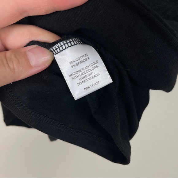 NWOT The Line by K Jeanne Top in Black - Picture 11 of 12